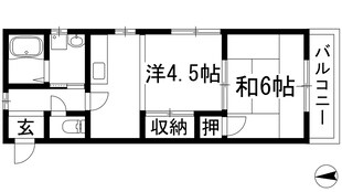 メゾン小百合園の物件間取画像